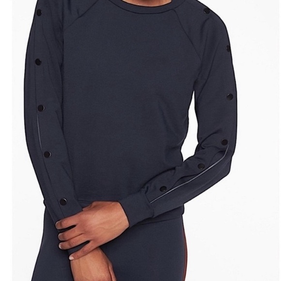 Athleta Black Snappy Sweatshirt - Picture 4 of 15